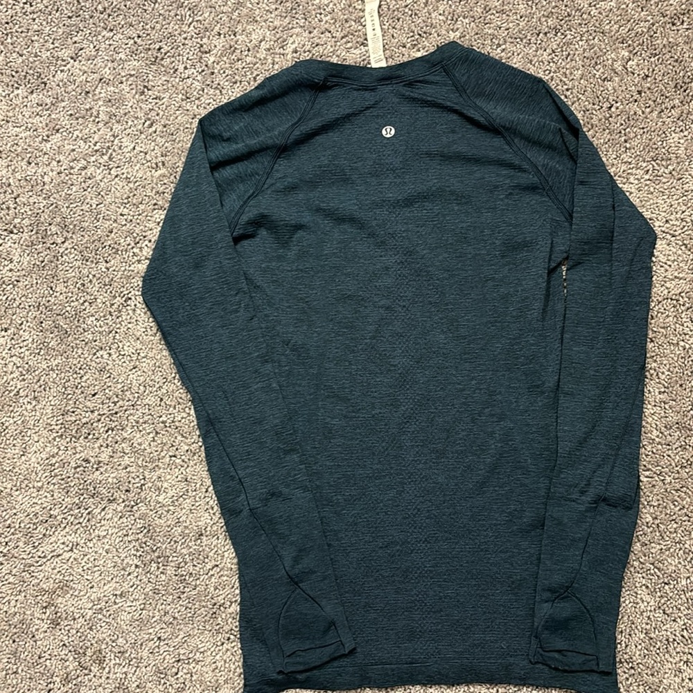 Blue! Lululemon Run Swiftly Tech Long-Sleeve! - image 5